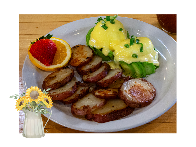 Avocado Benedict at The Sunflower