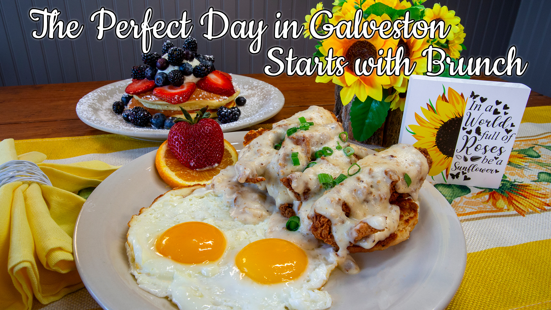 A perfect day in Galveston starts with brunch