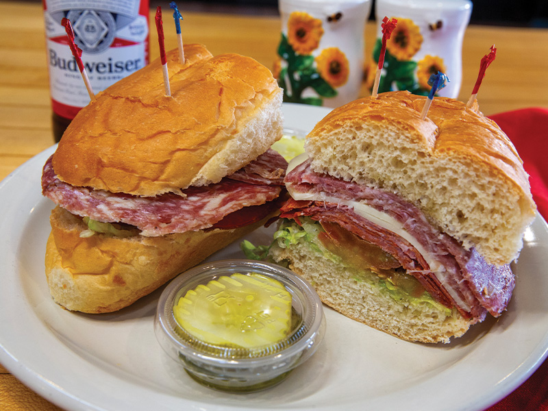Italian combination sandwich at The Sunflower